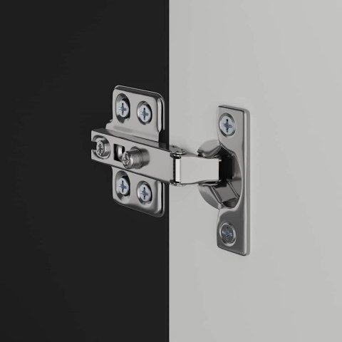 VidaXL Zestaw Szafek Łazienkowych TULUM Czarny 60 x 34 x 63 cm