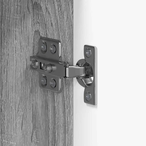 VidaXL Zestaw Szafek Łazienkowych z przechowywaniem TULUM Szary Sonoma