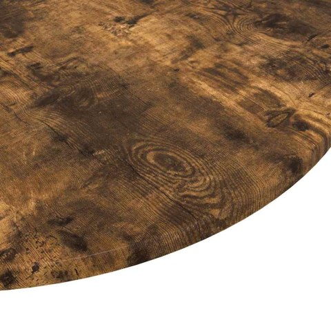 VidaXL Blat stołu Wędzony dąb 70 x 70 x 1,5 cm Materiał drewnopochodny