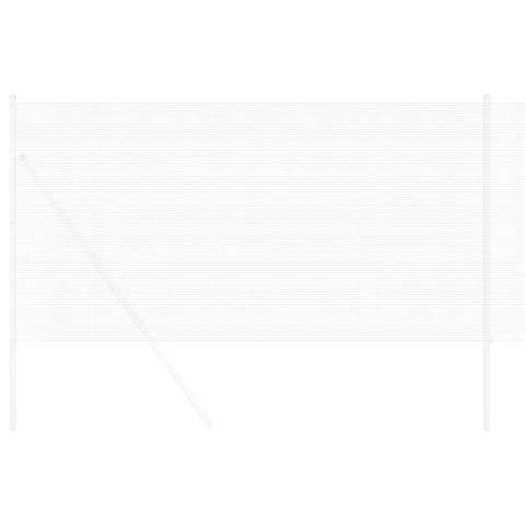 VidaXL Spawana siatka ogrodzeniowa Srebrny 0.4 x 10 m