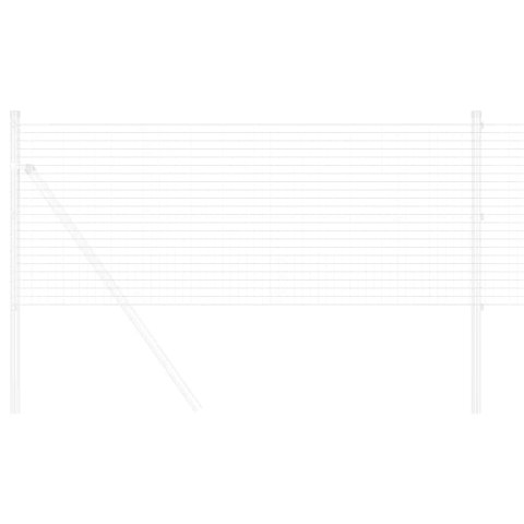 SPAWANA SIATKA OGRODZENIOWA SREBRNY 0.4X10 M