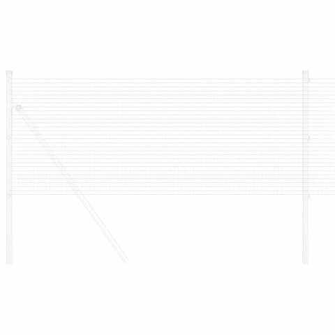 SPAWANA SIATKA OGRODZENIOWA SREBRNY 0.8X100 M