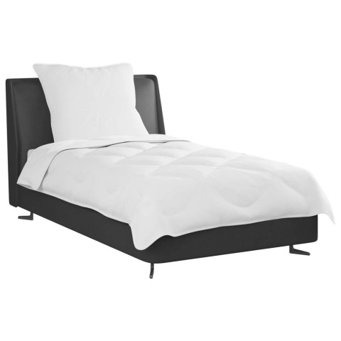 KOŁDRA Z PODUSZKĄ 2 SZT BIAŁY MIKROFIBRA