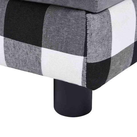 VidaXL Sofa dla psa, szara, 57x34x36 cm, pluszowa