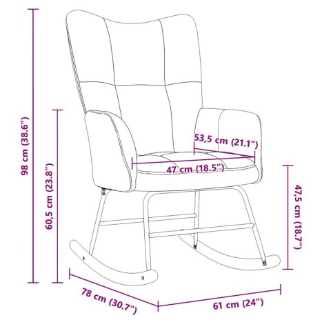 FOTEL BUJANY BRĄZOWY TAPICEROWANY AKSAMITEM