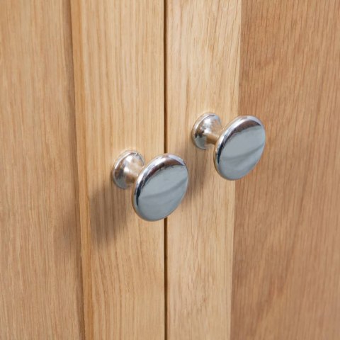 SZAFKA NAROŻNA 80X33,5X78CM LITE DREWNO DĘBOWE