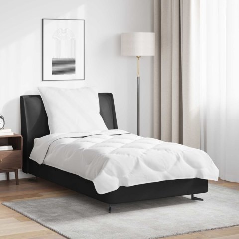 VidaXL Zestaw kołder z poduszką 2 pcs Biały Mikrofibra