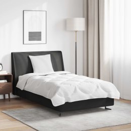 VidaXL Zestaw kołder z poduszką 2 pcs Biały Mikrofibra