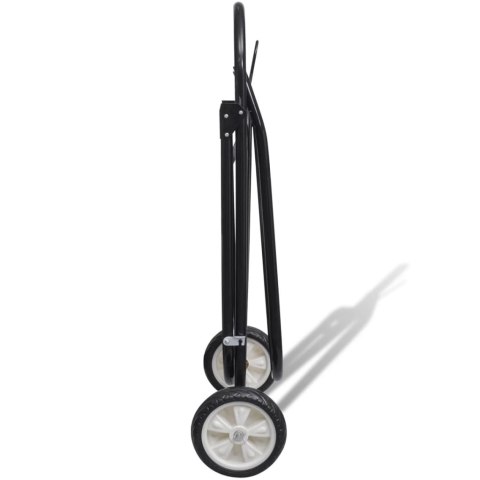 Metalowy stojak na siodło z kółkami