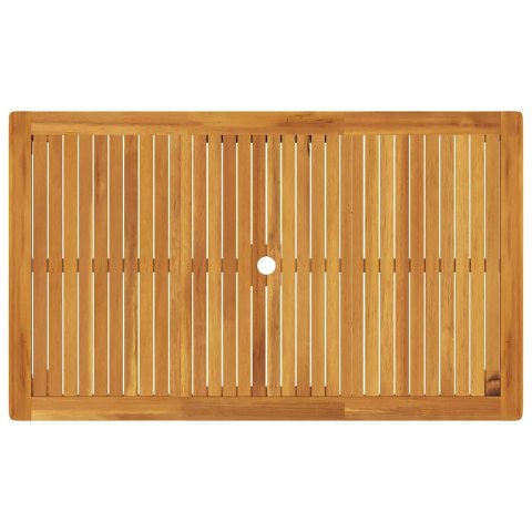 STÓŁ OGRODOWY 150X90X74CM LITE DREWNO AKACJOWE