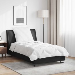 VidaXL Zestaw kołder z poduszką 2 pcs Biały Mikrofibra