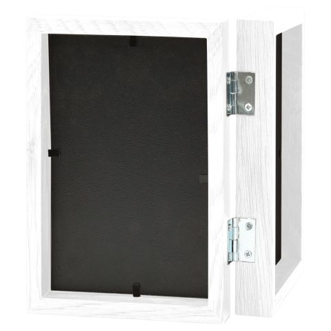 DWUDZIELNA RAMKA NA ZDJĘCIA BIAŁA 2X(21X29,7CM)