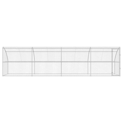 KOJEC DLA PSA 8X2X2 M ZAGRODA WYBIEG STAL OCYNKOWANA DACH ZAMEK DUŻY SOLIDNY