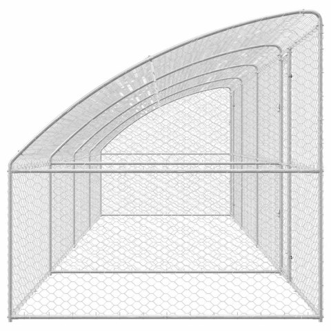 KOJEC DLA PSA ZAGRODA WYBIEG STAL OCYNKOWANA DUŻY SOLIDNY8X2X2 M STAL
