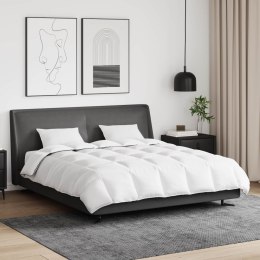 VidaXL Zimowa Kołdra z poduszką 3 pcs Biały Pióra down