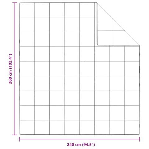 VidaXL Zimowa Kołdra z poduszką 3 pcs Biały Pióra down