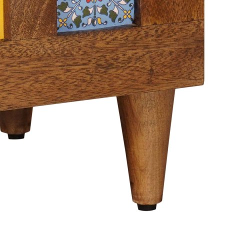 BUFET 2 SZT ORZECH WŁOSKI 60X33,5X75CM DREWNO Z MANGO