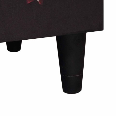 ZESTAW SZAFEK ŁAZIENKOWYCH Z SZUFLADĄ 3 SZT DREWNO Z MANGO