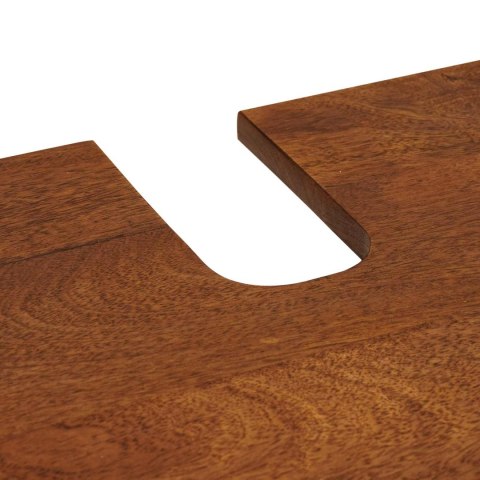 ZESTAW MEBLI ŁAZIENKOWYCH 3 SZT ORZECH WŁOSKI DREWNO Z MANGO