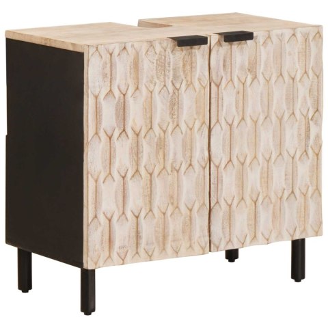 ZESTAWY ŁAZIENKOWE Z PÓŁKĄ WYKOŃCZENIE W KOLORZE BIAŁEGO PRANIA