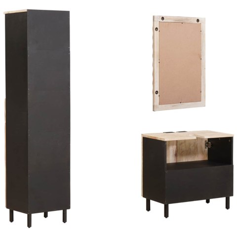 ZESTAWY ŁAZIENKOWE Z PÓŁKĄ WYKOŃCZENIE W KOLORZE BIAŁEGO PRANIA