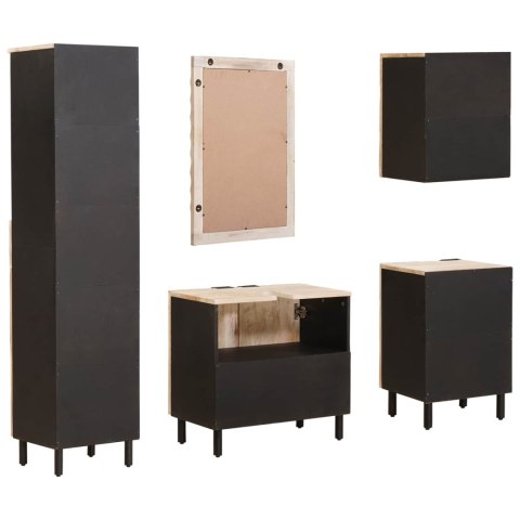 ZESTAWY ŁAZIENKOWE Z PÓŁKĄ WYKOŃCZENIE W KOLORZE BIAŁEGO PRANIA