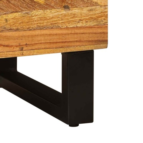 ZESTAWY ŁAZIENKOWE Z PRZECHOWYWANIEM NATURALNY DREWNO Z MANGO