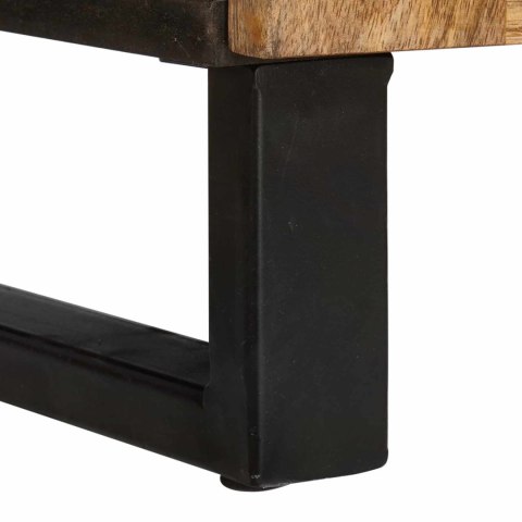 ZESTAWY ŁAZIENKOWE Z SZUFLADĄ Z PÓŁKĄ NATURALNY DREWNO Z MANGO