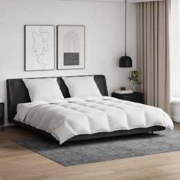 VidaXL Zestaw kołder z poduszką 3 pcs Biały Pióra down