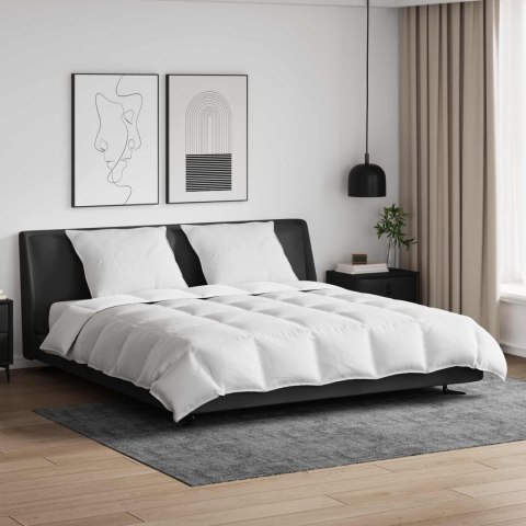 VidaXL Zestaw kołder z poduszką 3 pcs Biały Pióra down