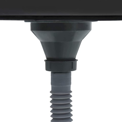 VidaXL Zlew kuchenny z ociekaczem, srebrny, 1000x600x155 mm, stal