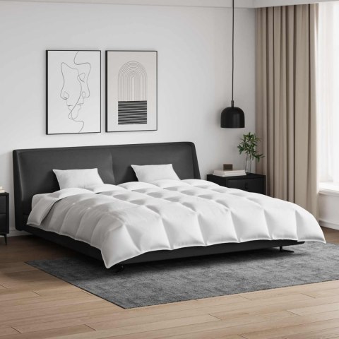 VidaXL Zestaw kołder z poduszką 3 pcs Biały Pióra down