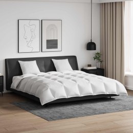 VidaXL Zestaw kołder z poduszką 3 pcs Biały Pióra down