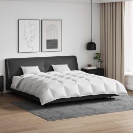 VidaXL Zestaw kołder z poduszką 3 pcs Biały Pióra down