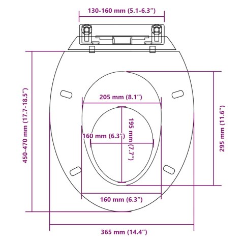 OWALNA DESKA SEDESOWA Z CICHYM ZAMYKANIEM BIAŁA