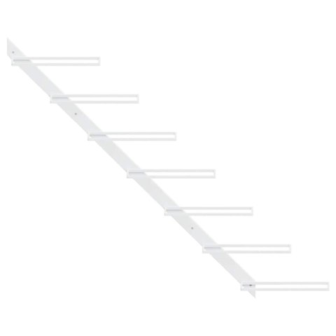 2 ŚCIENNE UCHWYTY NA 7 BUTELEK WINA BIAŁE METALOWE