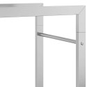 STOJAK NA DREWNO OPAŁOWE 50X28X94CM STAL NIERDZEWNA