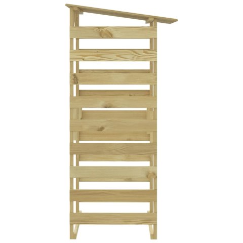 PERGOLE OGRODOWE Z DASZKIEM 4 SZT. 100X90X200CM SOSNOWE