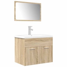 3-CZ. ZESTAW MEBLI ŁAZIENKOWYCH KOLOR DĄB SONOMA