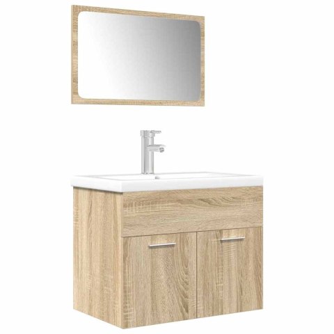 3-CZ. ZESTAW MEBLI ŁAZIENKOWYCH KOLOR DĄB SONOMA