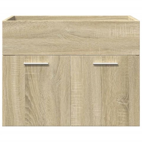 4-CZĘŚCIOWY ZESTAW MEBLI ŁAZIENKOWYCH KOLOR DĄB SONOMA