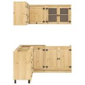 SZAFKOWY Z PÓŁKĄ Z DRZWIAMI 8 PCS MIÓD LITE DREWNO SOSNOWE