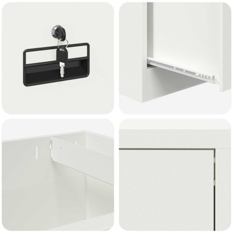 SZAFKA DO PRZECHOWYWANIA 2 PCS ANTRACYT 80X 40X 200CM