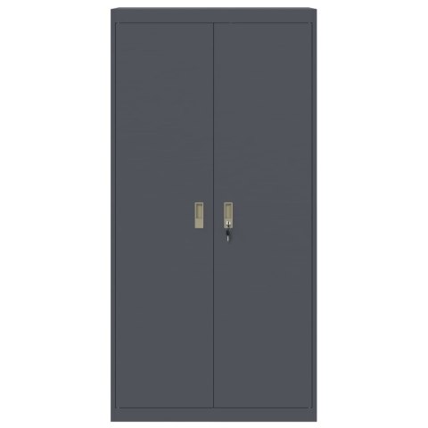 SZAFKA DO PRZECHOWYWANIA 2 PCS ANTRACYT 90X 40X 180CM