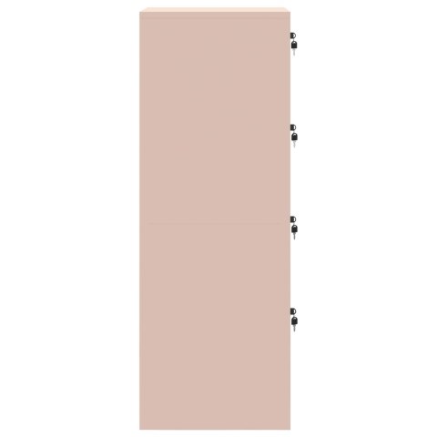 SZAFKA NA DOKUMENTY Z SZUFLADĄ 2 PCS RÓŻOWY 44X 50X 106.5CM