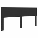 VidaXL Ramka łóżka z szufladą Czarny 180 x 200 cm Drewno inżynieryjne