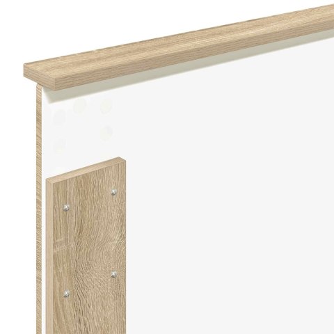 VidaXL Ramka łóżka Dąb Sonoma 75 x 190 cm Drewno inżynieryjne