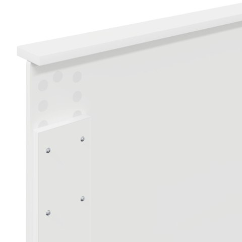 VidaXL Ramka łóżka z szufladą Biały 90 x 200 cm Drewno inżynieryjne
