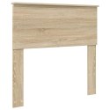 VidaXL Ramka łóżka Dąb Sonoma 75 x 190 cm Materiał drewnopochodny