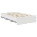 VidaXL Ramka łóżka Biały 120 x 123 cm Materiał drewnopochodny